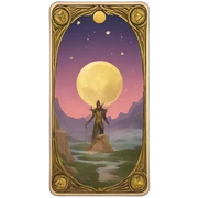 tarot card sticker