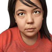 girl with earphones gazing sticker