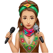 Colorful Singer sticker