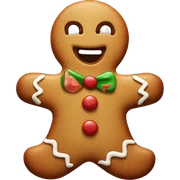 Gingerbread man  sticker