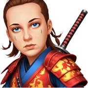 Fire-Wielding Samurai sticker