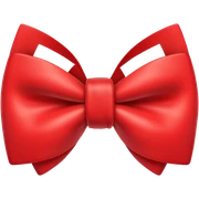 Red bow tie sticker