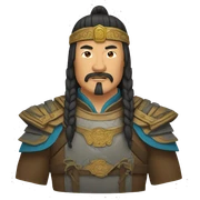 genghis khan sticker