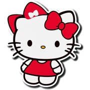 hello kitty with hat sticker