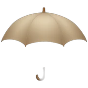  beige umbrella sticker