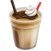 Ice coffee sticker