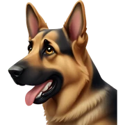 German Shepard sticker