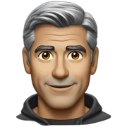 George Clooney sticker