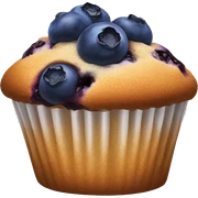 Blueberry muffin sticker