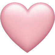Light pink heart sticker