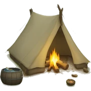 Camp sticker
