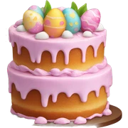 Easter cake sticker