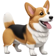 Corgi sticker