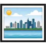 Detroit river sticker
