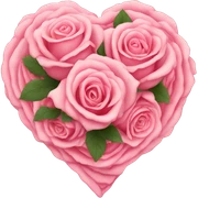 heart of roses sticker