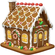 gingerbread house sticker