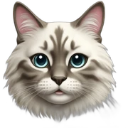neva masquerade cat sticker