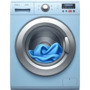 Blue Washing machine  sticker