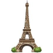 eiffel tower, colosseo sticker