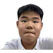 boy in white collared shirt sticker