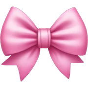 cute pink bow sticker