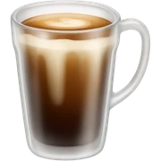 Drink coffe with glass sticker