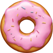 Light Pink donut  sticker