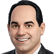 smiling boy with black hair sticker