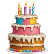 Birthday cake  sticker