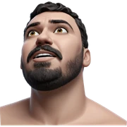 realistic portrait of a man sticker
