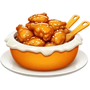 Orange chicken sticker