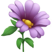 Flower sticker