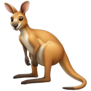 kangaroo sticker