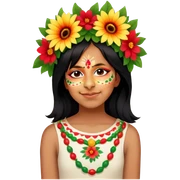 Flower-Crowned Dancer sticker