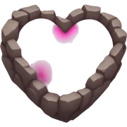 Pink hearth sticker