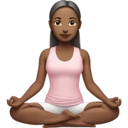 yoga girl wearing light pink  sticker