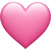 Pink heart sticker
