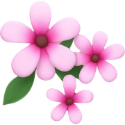 Pink flowers sticker