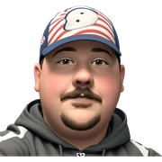 a boy in a baseball cap sticker
