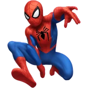 Spiderman con un corazón  sticker