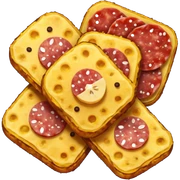 Tostones con salami sticker