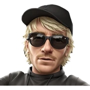 cool guy in sunglasses sticker