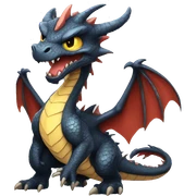 edgy dragon-Fakémon  sticker