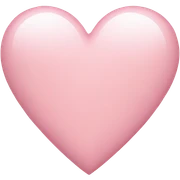 Light pink heart sticker
