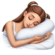 Ariana Grande sleeping sticker