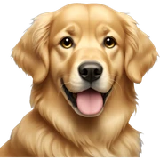 Golden retriever sticker
