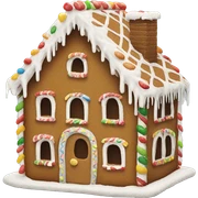 gingerbread house sticker
