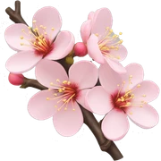 Peach-blossom sticker