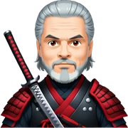 Fierce Samurai sticker