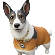 animal themed necklace design sticker